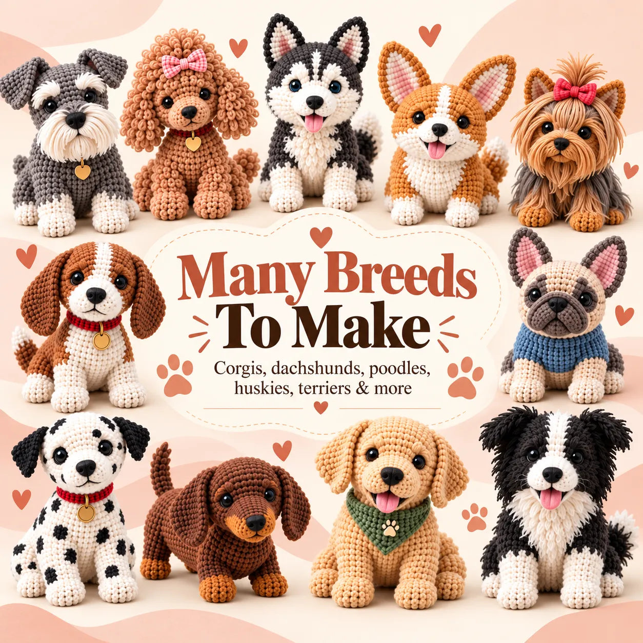 200+ Dog Crochet Patterns Bundle