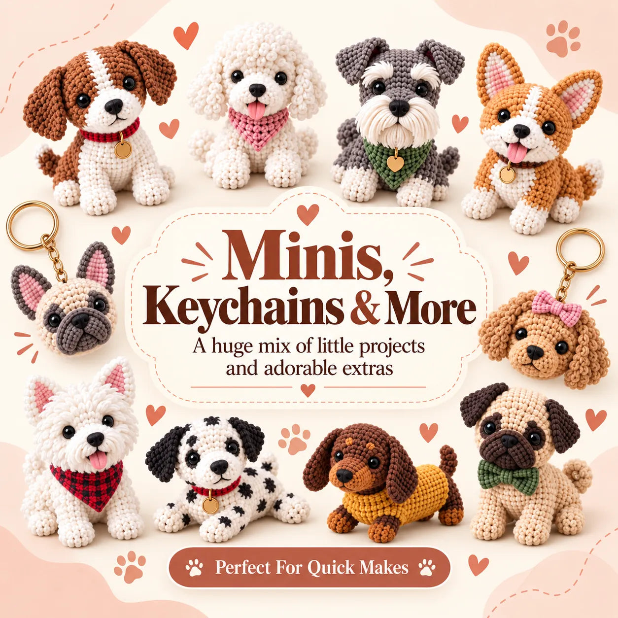 200+ Dog Crochet Patterns Bundle
