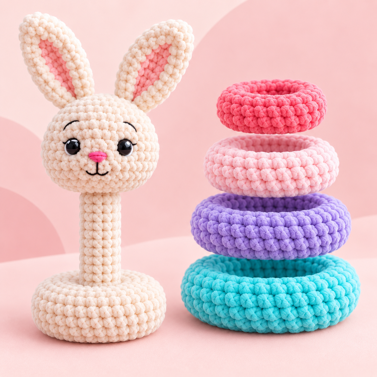 Hopscotch Bunny Rings