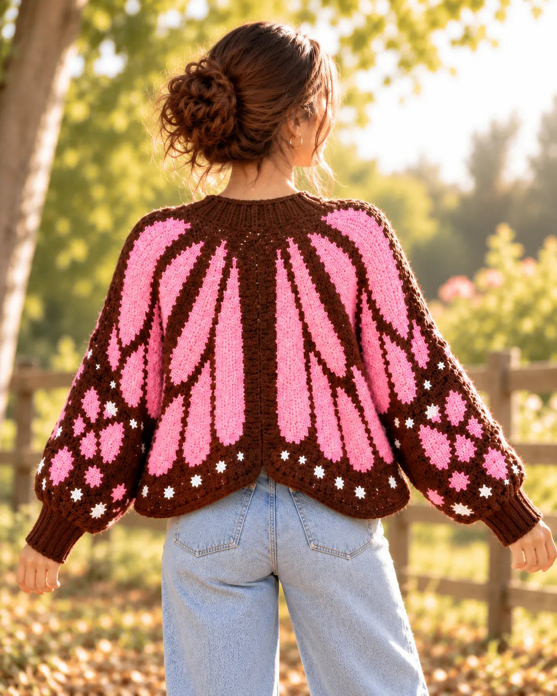 Flutterbloom Cardigan Crochet Pattern