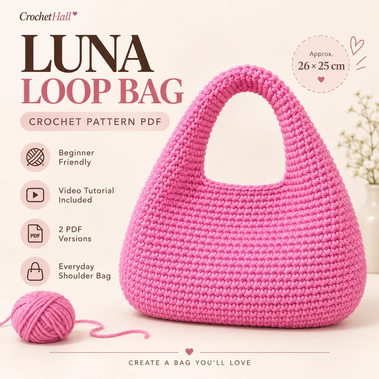 Luna Loop Bag Crochet Pattern