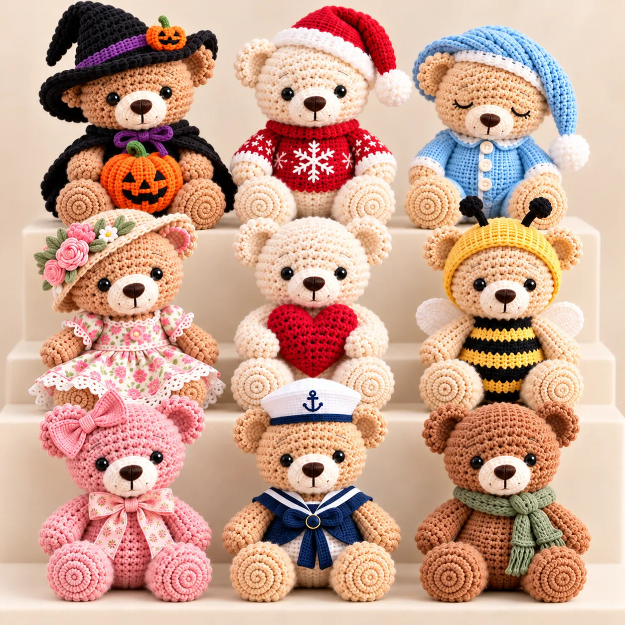 150+ Teddy Bear Crochet Patterns Bundle