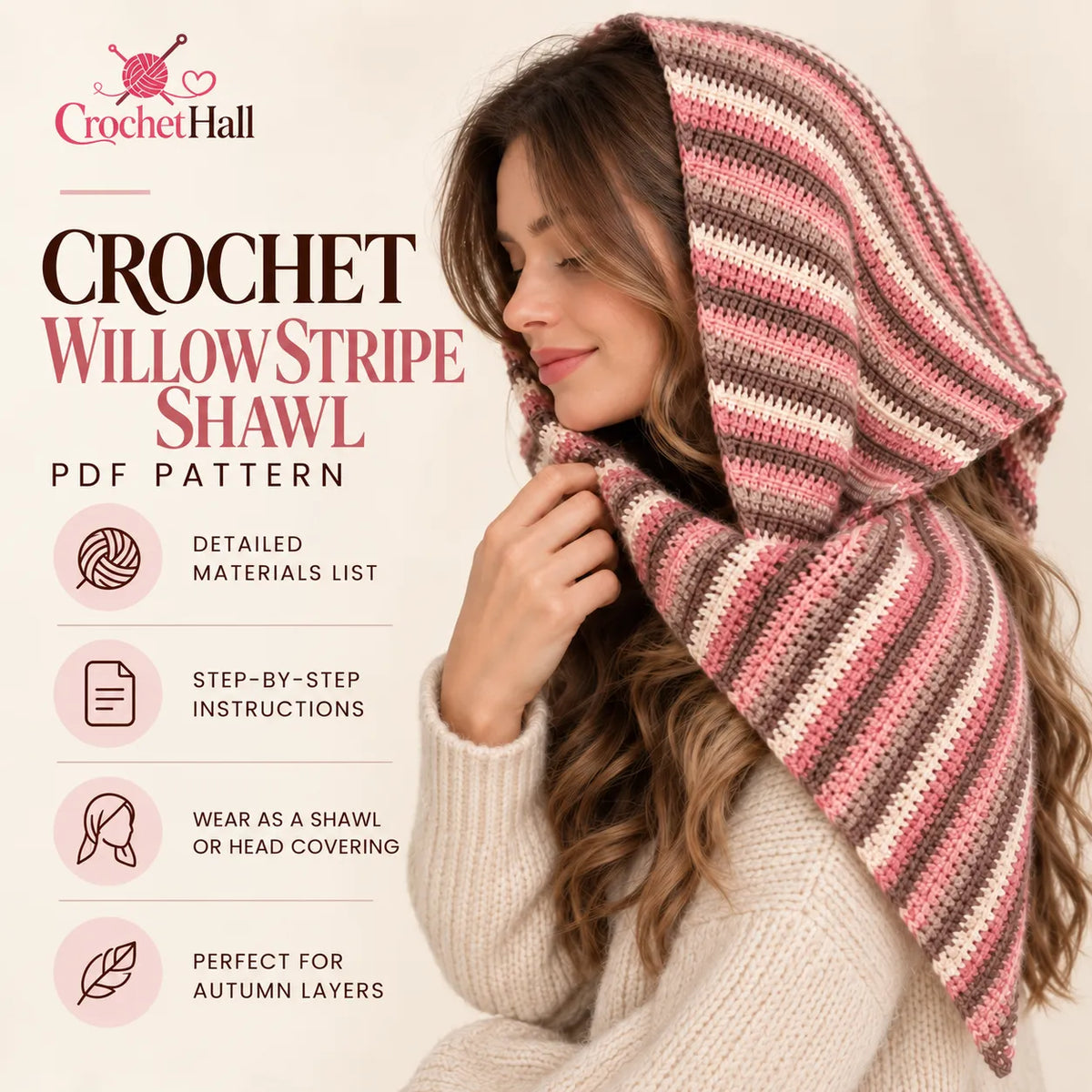 Willow Stripe Shawl