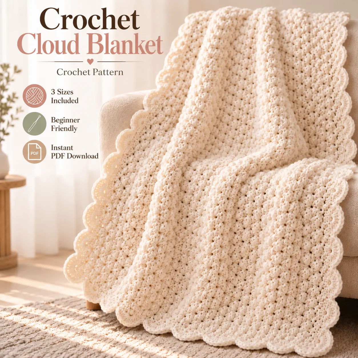 Cloud Blanket Crochet Pattern
